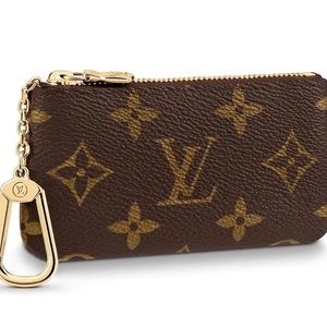 Key pouch card holder monogram